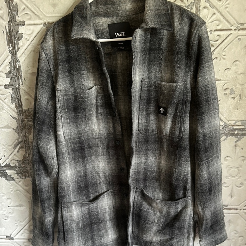 Vans Gray Lightweight Shirt Jacket